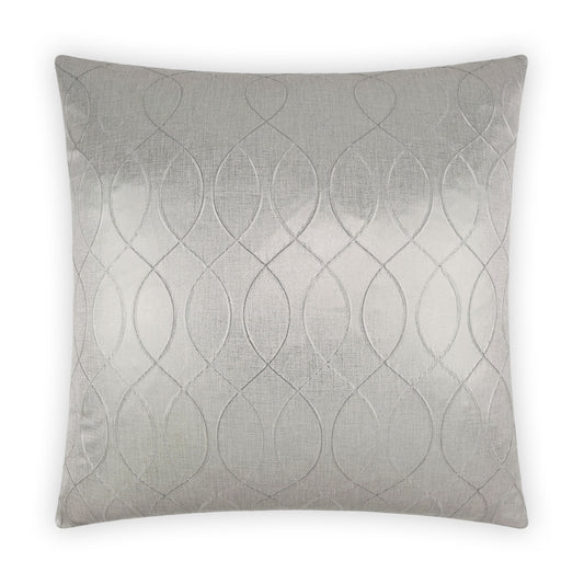D.V. KAP HOME   24" x 24" Elation Pillow - Sterling Traditional, Glam    - 3930-S-2424