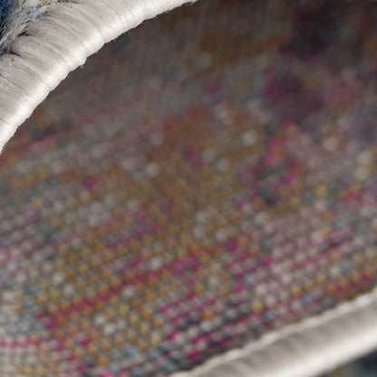 5' X 8' Cream Celestial Burst Abstract Area Rug