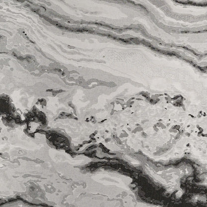 D.V. KAP HOME   24" x 24" Mahwah Pillow - Onyx Transitional, Glam, Abstract    - 3931-O-2424