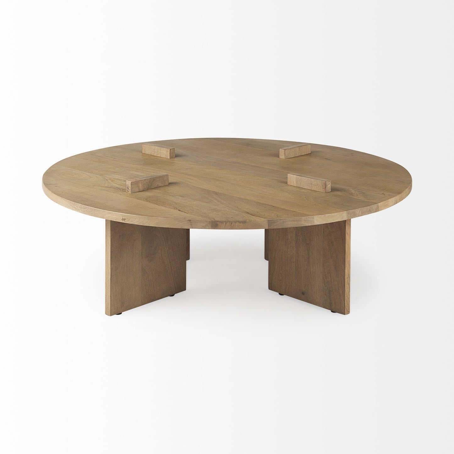 48" Natural Round Coffee Table