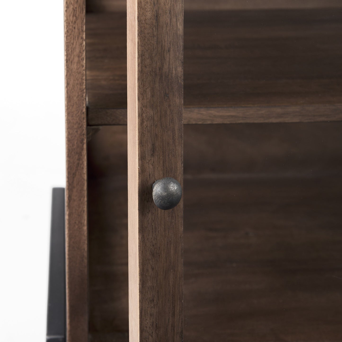 24" Brown Solid Wood Square End Table