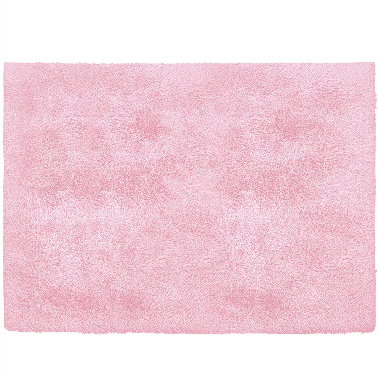 5' X 7' Pink Shag Area Rug