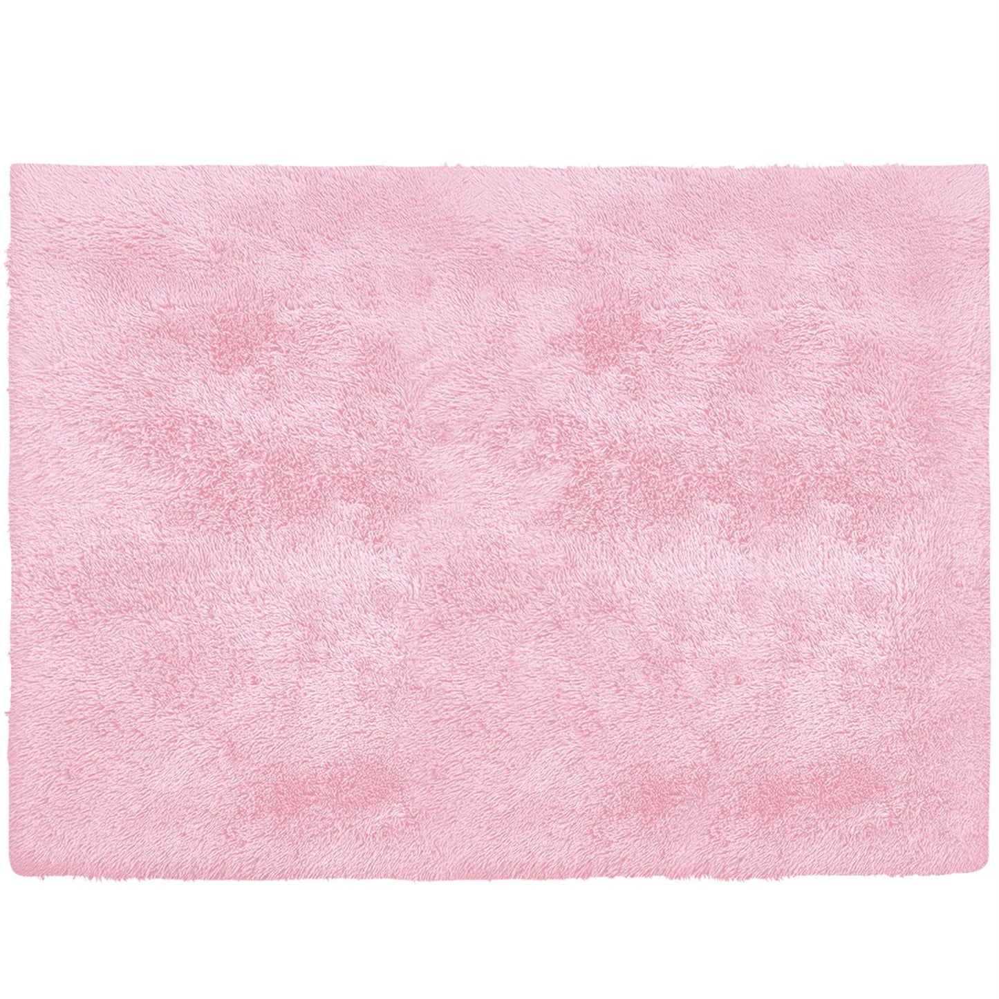 5' X 7' Pink Shag Area Rug