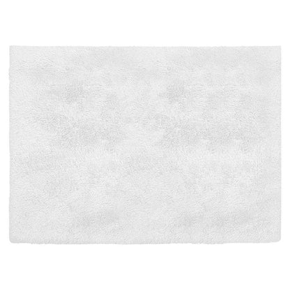 4' X 5' White Power Loom Area Rug