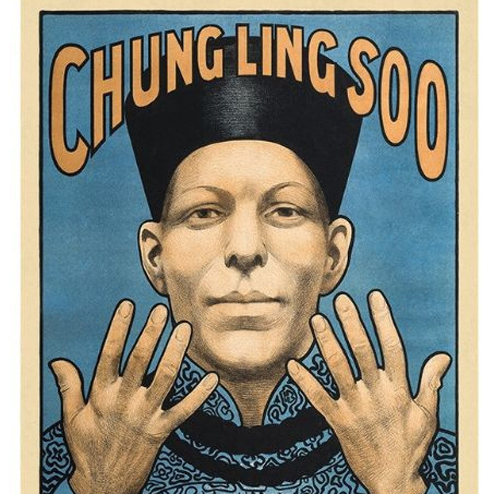 Chung Ling Soo Vintage Magic Unframed Print Wall Art
