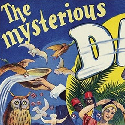 The Mysterious Dante Vintage Magic Unframed Print Wall Art