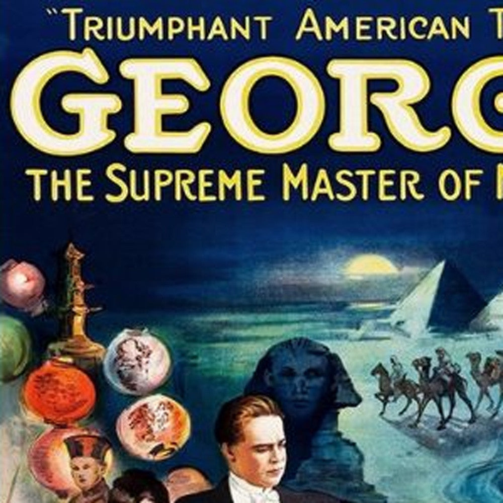 George The Supreme Master Vintage Magic Unframed Print Wall Art