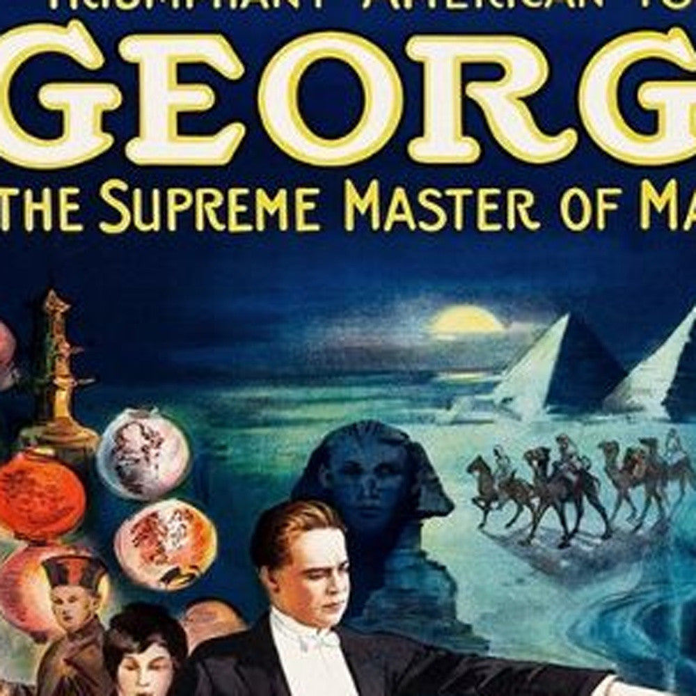 George The Supreme Master Vintage Magic Unframed Print Wall Art