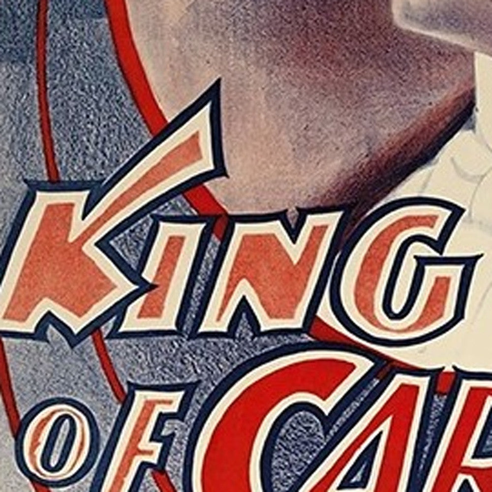 30" X 24" Houdini King Of Cards Vintage Magic Poster Wall Art