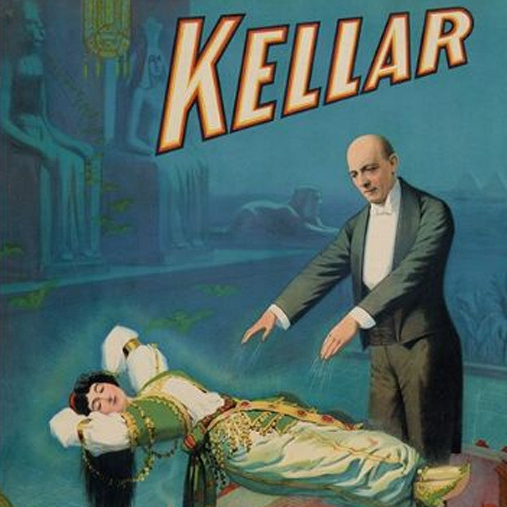 Kellar Levitation Vintage Magic Unframed Print Wall Art