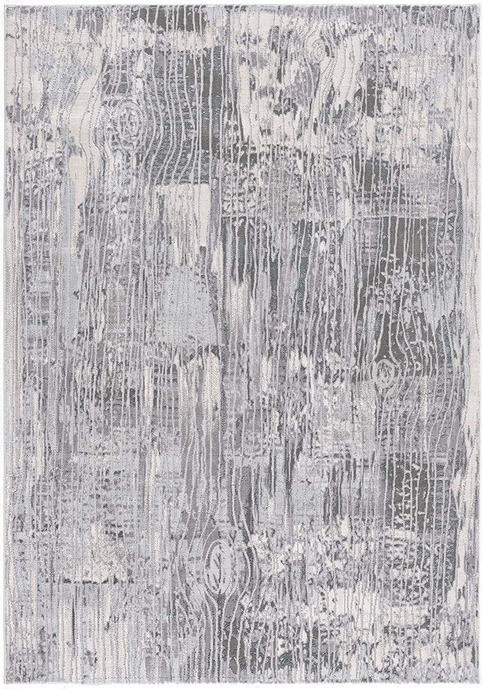 8' X 10' Blue Abstract Power Loom Area Rug