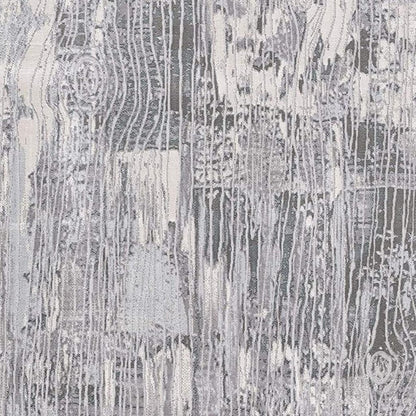 8' X 10' Blue Abstract Power Loom Area Rug