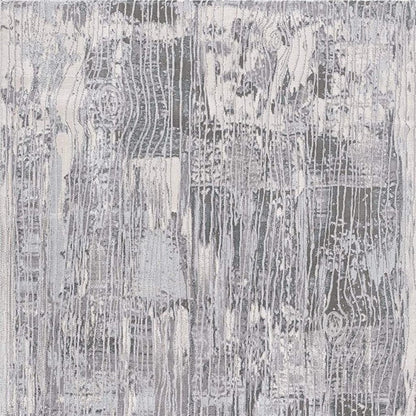 8' X 10' Blue Abstract Power Loom Area Rug