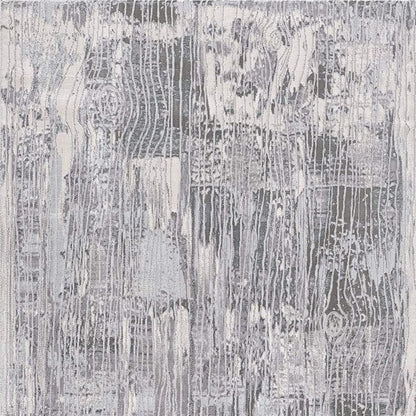 5' X 7' Blue Abstract Power Loom Area Rug