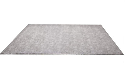 7' X 10' Gray Distressed Diamonds Area Rug