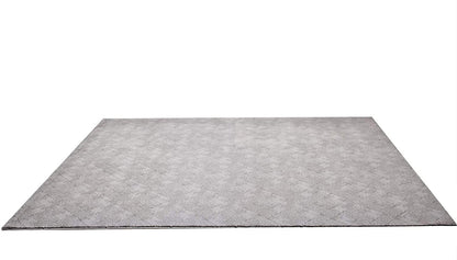 7' X 10' Gray Distressed Diamonds Area Rug