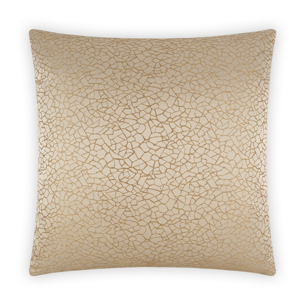 D.V. KAP HOME   24" x 24" Gravel Pillow Glam, Transitional     - 3937-2424