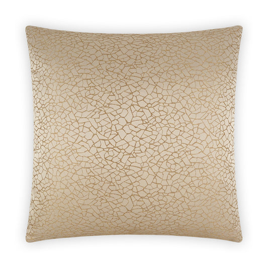 D.V. KAP HOME   24" x 24" Gravel Pillow Glam, Transitional     - 3937-2424