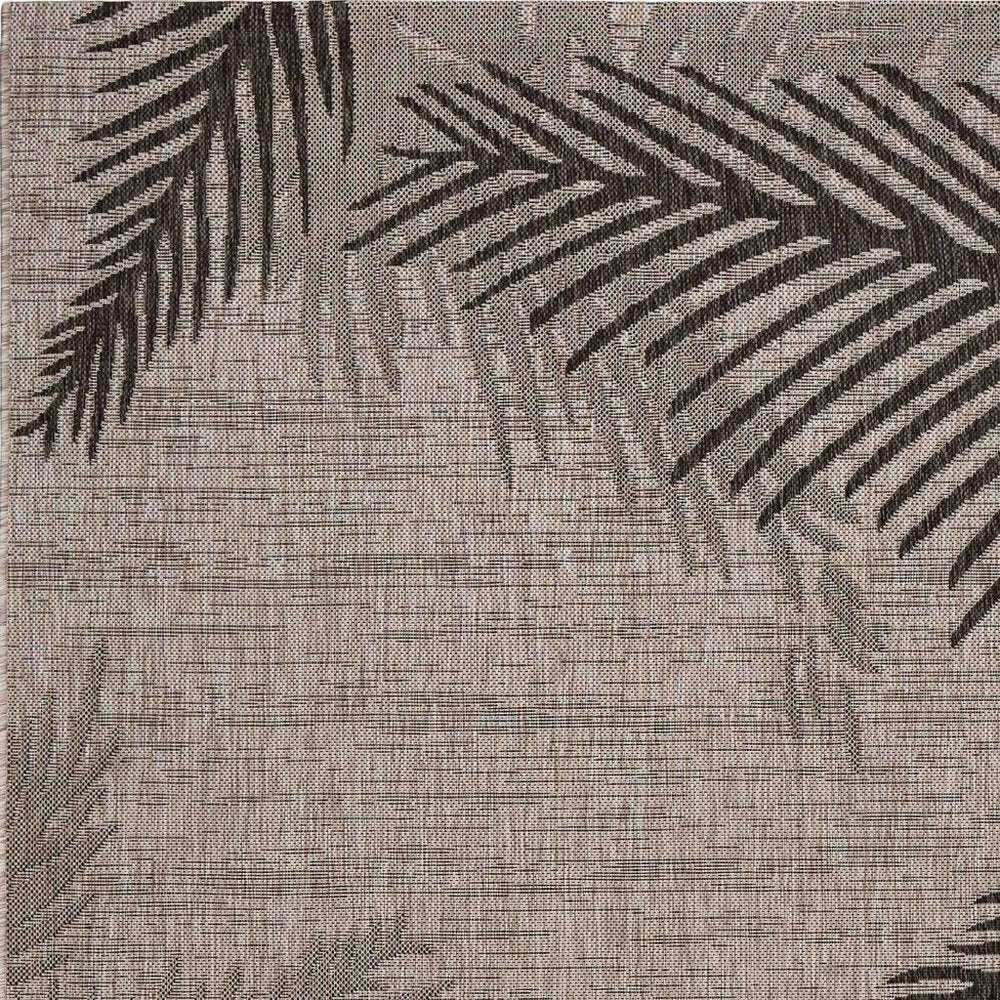 8' X 9' Beige Indoor Outdoor Area Rug