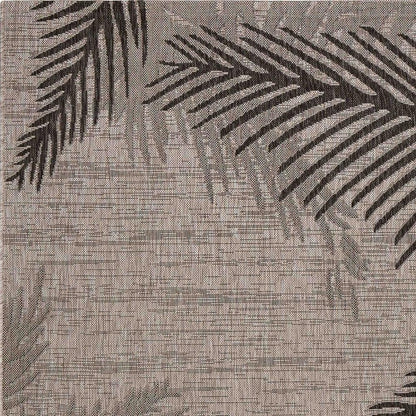 8' X 9' Beige Indoor Outdoor Area Rug