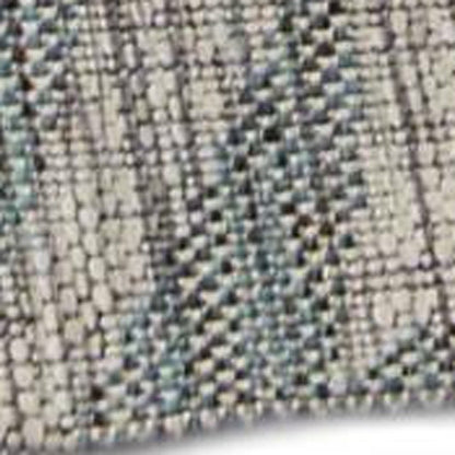 8' X 9' Gray Indoor Outdoor Area Rug