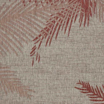5' X 7' Beige Indoor Outdoor Area Rug