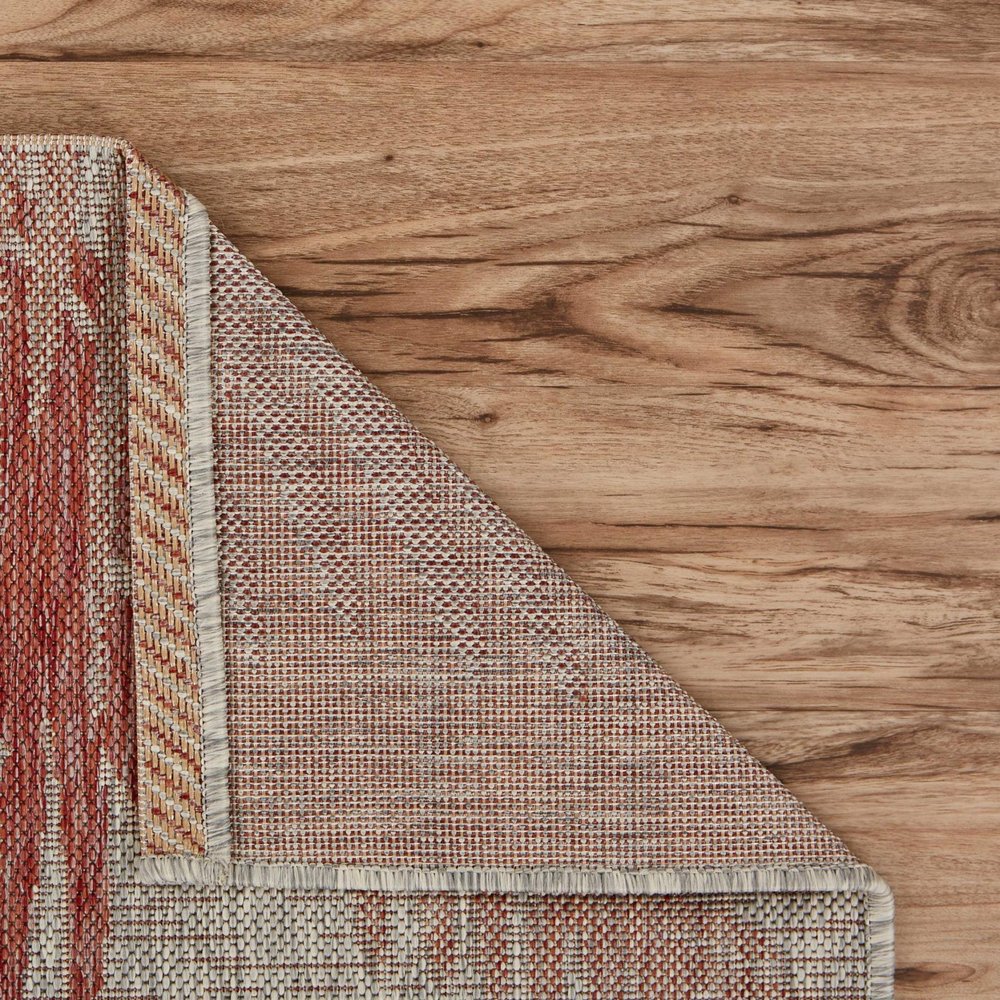 8' X 9' Beige Indoor Outdoor Area Rug