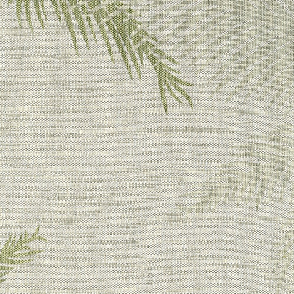 5' X 7' Beige Indoor Outdoor Area Rug
