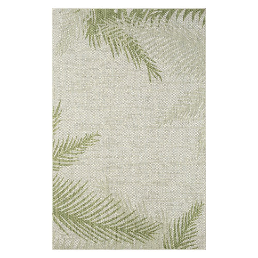 8' X 9' Beige Indoor Outdoor Area Rug