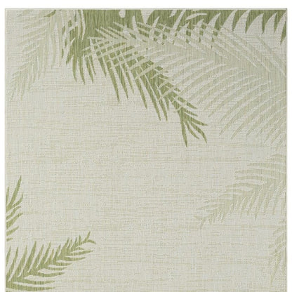 8' X 9' Beige Indoor Outdoor Area Rug