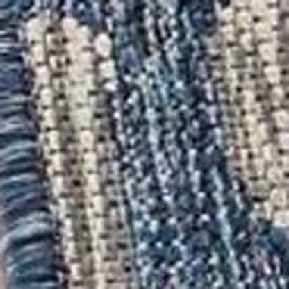 8' X 9' Blue And Gray Indoor Outdoor Area Rug