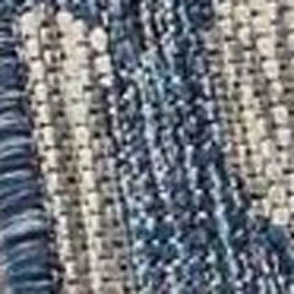 8' X 9' Blue And Gray Indoor Outdoor Area Rug