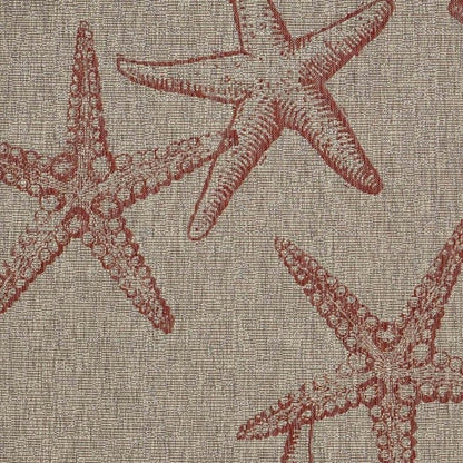 8' X 9' Beige Indoor Outdoor Area Rug