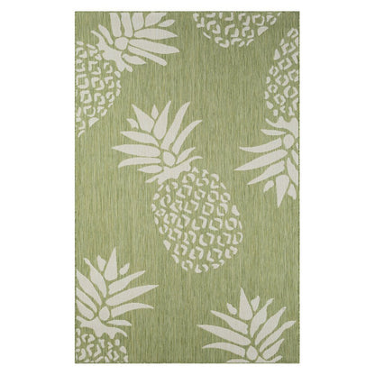 8' X 10' Green Indoor Outdoor Area Rug