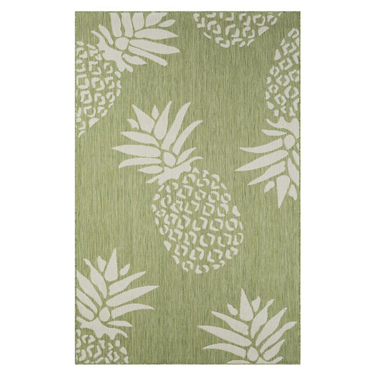 8' X 10' Green Indoor Outdoor Area Rug