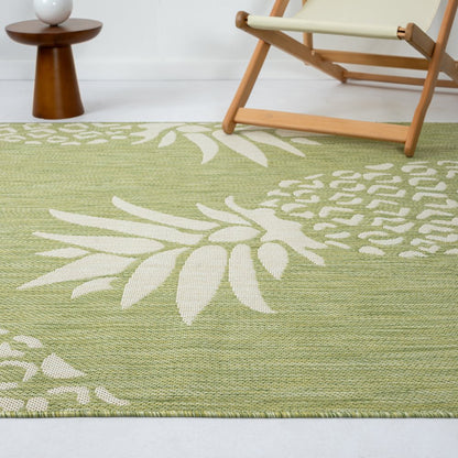 8' X 10' Green Indoor Outdoor Area Rug
