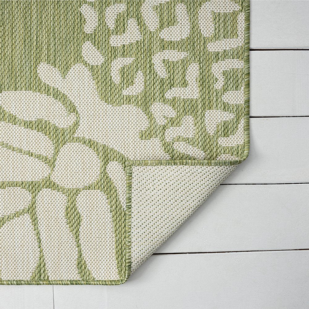 8' X 10' Green Indoor Outdoor Area Rug