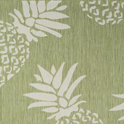 8' X 10' Green Indoor Outdoor Area Rug