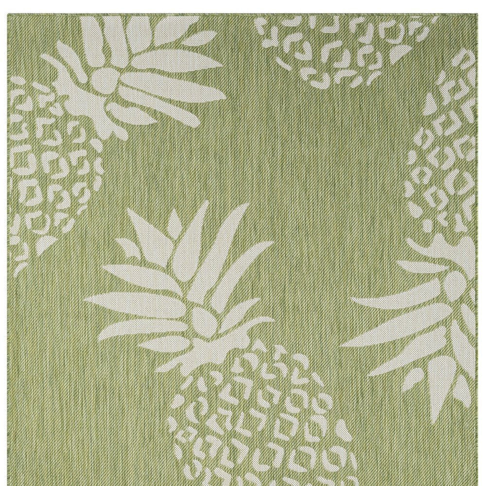 8' X 10' Green Indoor Outdoor Area Rug