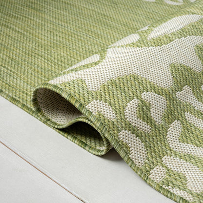 8' X 10' Green Indoor Outdoor Area Rug