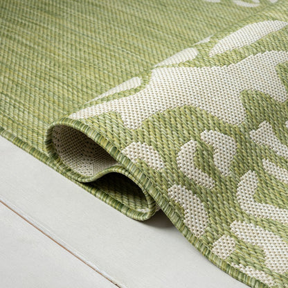 8' X 10' Green Indoor Outdoor Area Rug