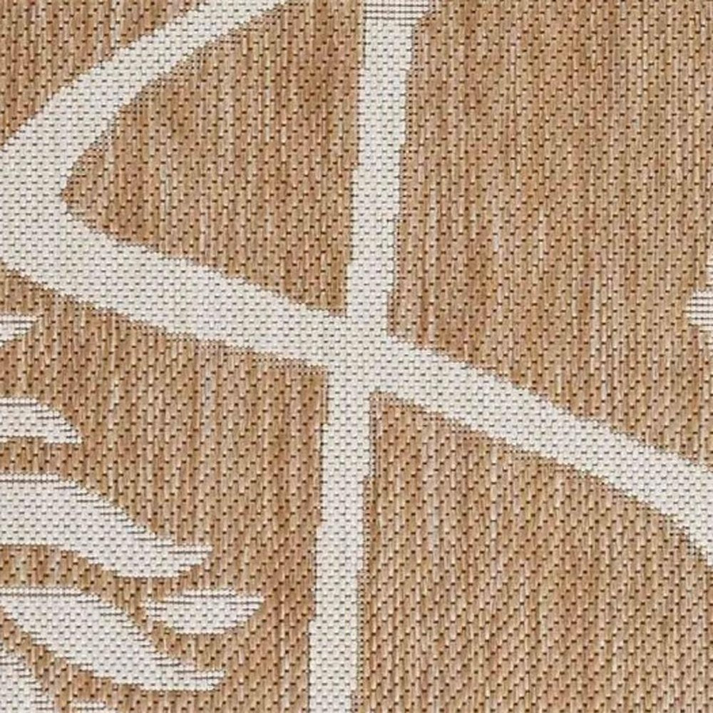 8' X 10' Beige Indoor Outdoor Area Rug