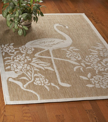 8' X 10' Beige Indoor Outdoor Area Rug