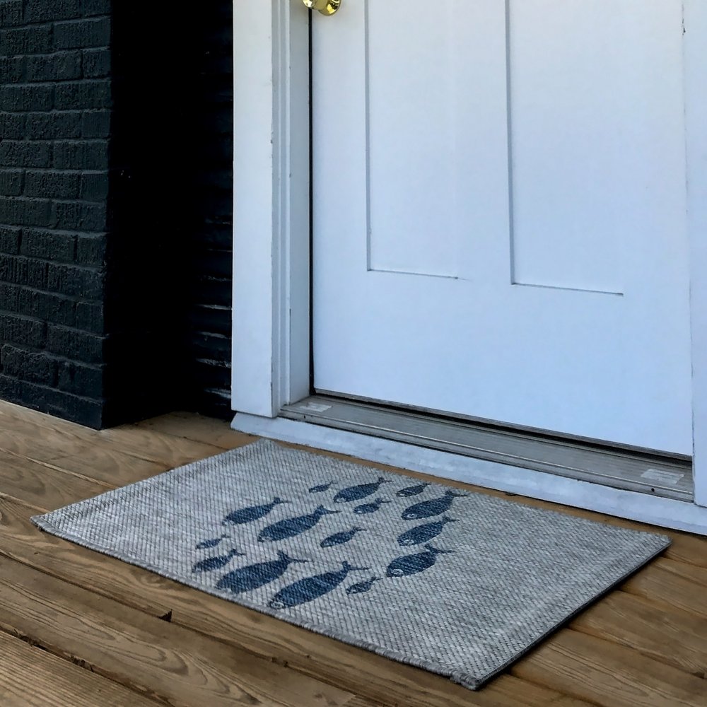 8' X 10' Gray Indoor Outdoor Area Rug