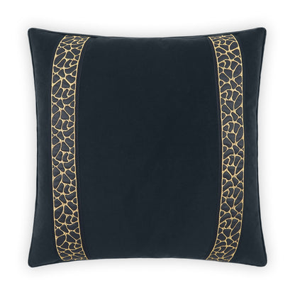 D.V. KAP HOME   24" x 24" Sloane Pillow - Black Glam, Transitional     - 3938-B-2424