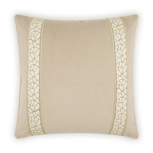 D.V. KAP HOME   24" x 24" Sloane Pillow - Camel Glam, Transitional     - 3938-C-2424