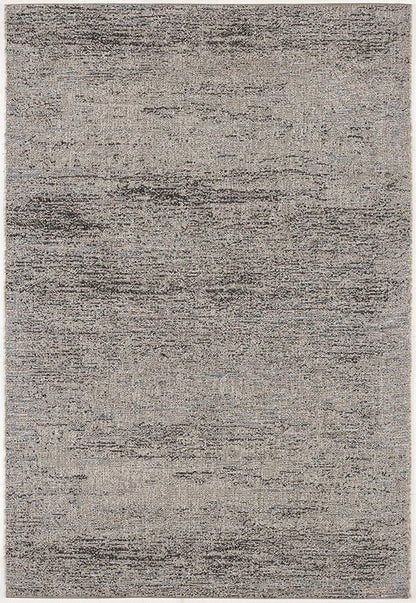 3' X 5' Blue And Gray Distressed Area Rug