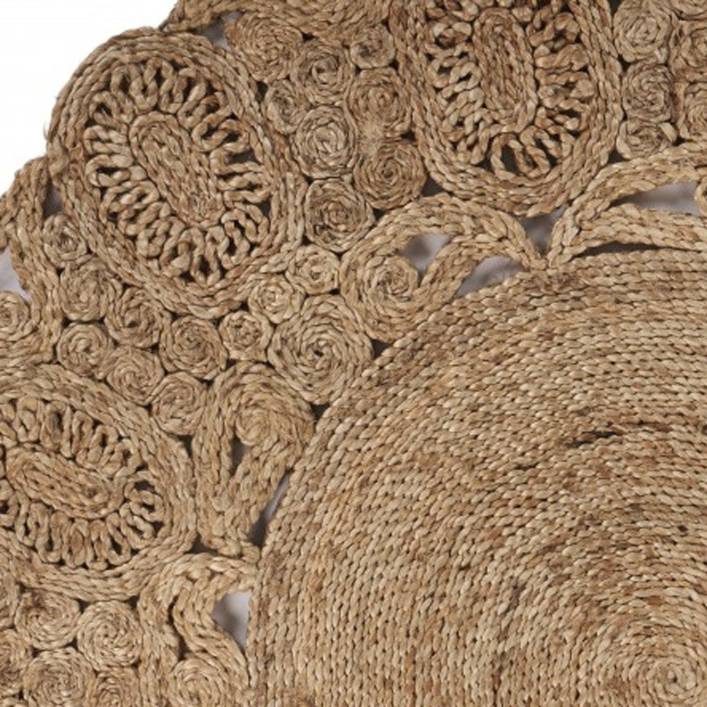 Natural Bloom Boutique Jute Rug