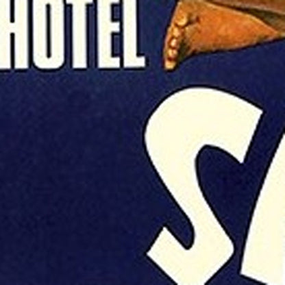 24" X 30" Hotel Sahara C1960S Las Vegas Vintage Travel Poster Wall Art