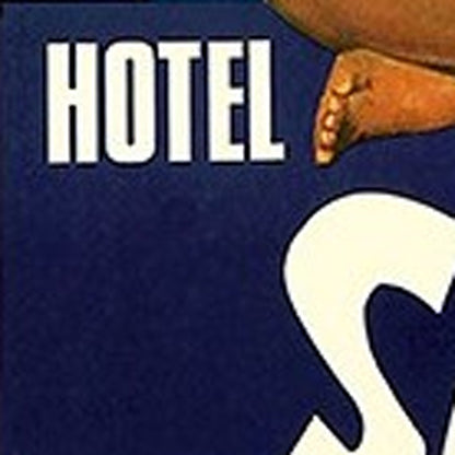 24" X 30" Hotel Sahara C1960S Las Vegas Vintage Travel Poster Wall Art